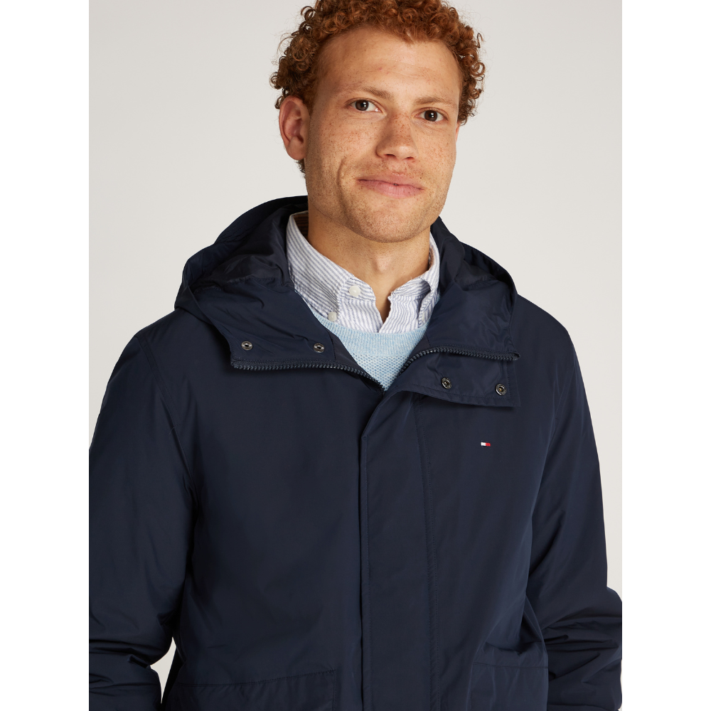 Veste Hoody Navy-Tommy Hilfiger-Vêtements-Maroquinerie Fortunas-Mouscron