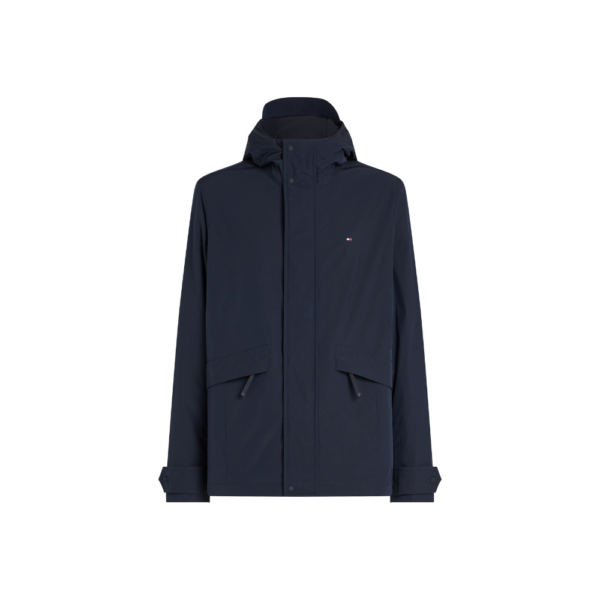 Veste Hoody Navy-Tommy Hilfiger-Vêtements-Maroquinerie Fortunas-Mouscron