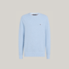 Pull Essential Blue-Tommy Hilfiger-Vêtements-Maroquinerie Fortunas-Mouscron