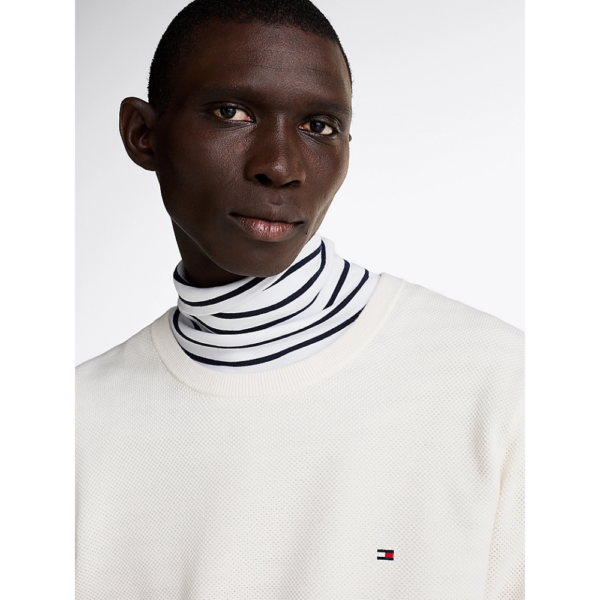 Pull Essential Ivory-Tommy Hilfiger-Vêtements-Maroquinerie Fortunas-Mouscron