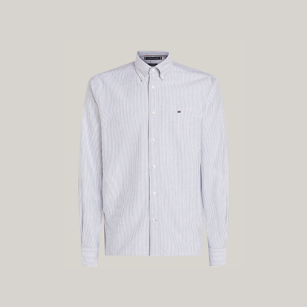 Chemise Oxford Royal-Tommy Hilfiger-Vêtements & Co.-Maroquinerie Fortunas-Mouscron Chemise Oxford Royal-Tommy Hilfiger-Vêtements & Co.-Maroquinerie Fortunas-Mouscron