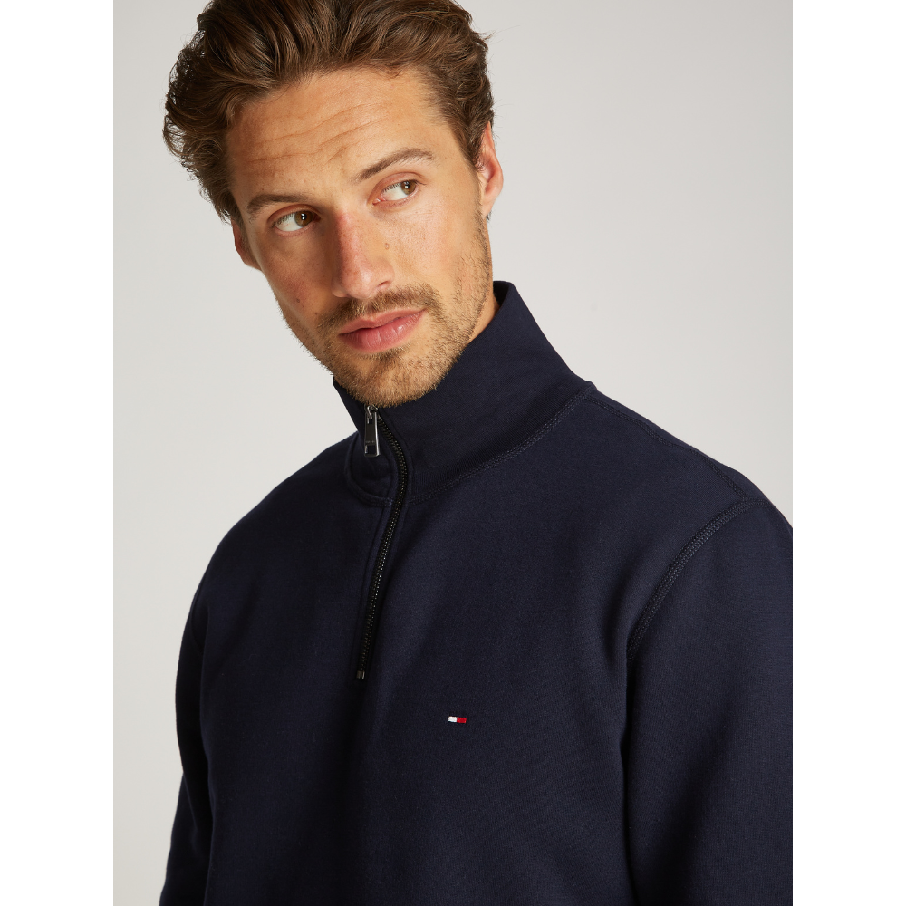 Pull Zip Fleece-Tommy Hilfiger-Vêtements-Maroquinerie Fortunas-Mouscron