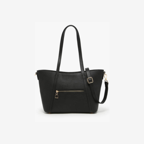 Tradition Shoulder Noir-Etrier-Sacs-Maroquinerie Fortunas-Mouscron