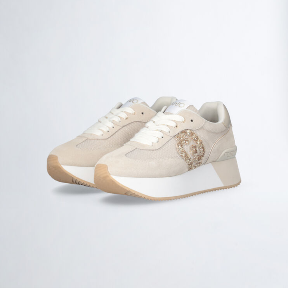 Sneakers Dreamy Beige-Liu-Jo-Baskets-Maroquinerie Fortunas-Mouscron Sneakers Dreamy Beige-Liu-Jo-Baskets-Maroquinerie Fortunas-Mouscron