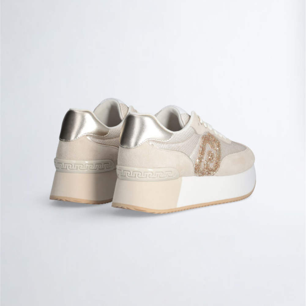 Sneakers Dreamy Beige-Liu-Jo-Baskets-Maroquinerie Fortunas-Mouscron Sneakers Dreamy Beige-Liu-Jo-Baskets-Maroquinerie Fortunas-Mouscron