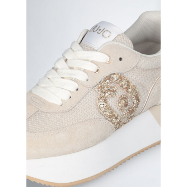 Sneakers Dreamy Beige-Liu-Jo-Baskets-Maroquinerie Fortunas-Mouscron