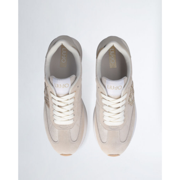 Sneakers Dreamy Beige-Liu-Jo-Baskets-Maroquinerie Fortunas-Mouscron