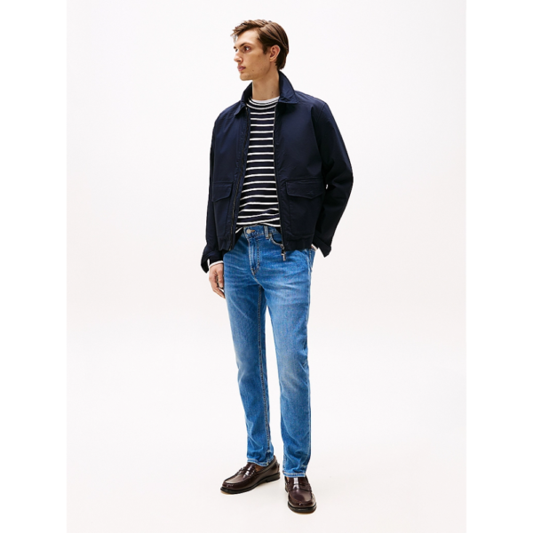 Jeans Slim Indigo-Tommy Hilfiger-Vêtements & Co.-Maroquinerie Fortunas-Mouscron