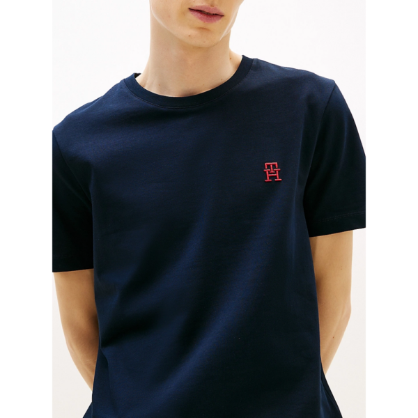 Tee-shirt Monogram-Tommy Hilfiger-Vêtements & Co.-Maroquinerie Fortunas-Mouscron