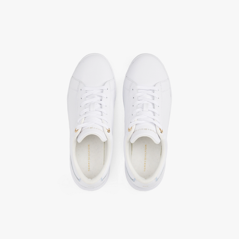 Baskets Gold White-Tommy Hilfiger-Baskets-Maroquinerie Fortunas-Mouscron