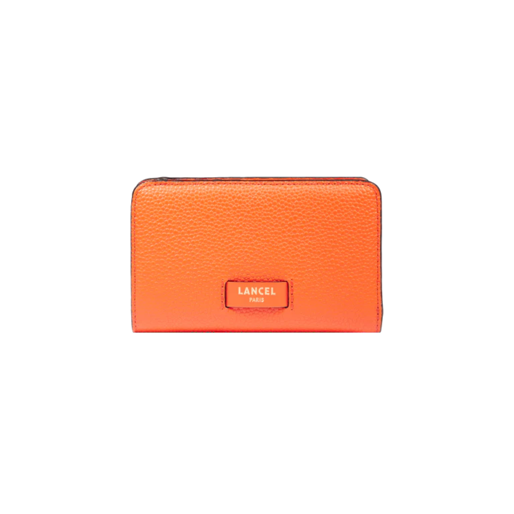 Portefeuille Ninon Orange-Lancel-Petite Maroquinerie-Maroquinerie Fortunas-Mouscron