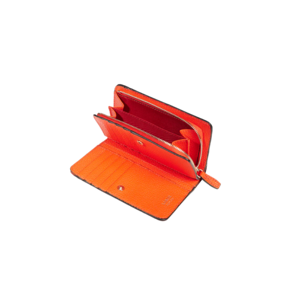 Portefeuille Ninon Orange-Lancel-Petite Maroquinerie-Maroquinerie Fortunas-Mouscron