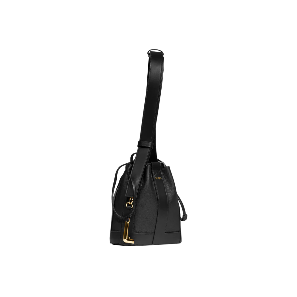 Elles Bucket Black-Lancel-Sacs-Maroquinerie Fortunas-Mouscron