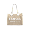 Tote L Natural White-Lancel-Sacs-Maroquinerie Fortunas-Mouscron