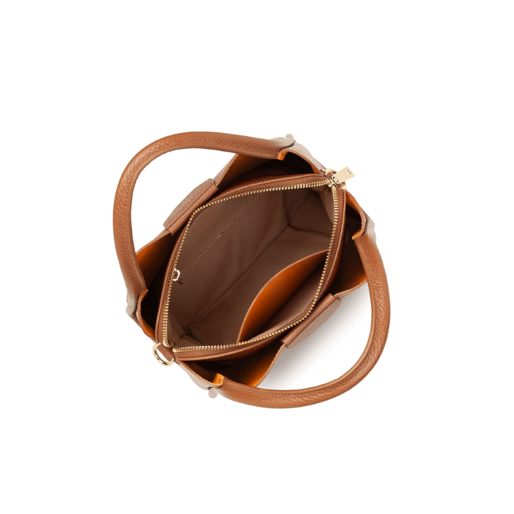 Ida S Camel-Lancaster-Sacs-Maroquinerie Fortunas-Mouscron