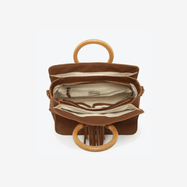 Camomille Handle Walnut-Woomen-Sacs-Maroquinerie Fortunas-Mouscron