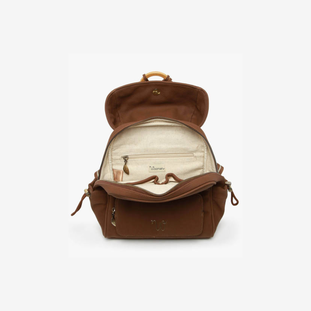 Camomille Backpack Walnut-Woomen-Sacs-Maroquinerie Fortunas-Mouscron Camomille Backpack Walnut-Woomen-Sacs-Maroquinerie Fortunas-Mouscron