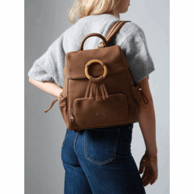 Camomille Backpack Walnut-Woomen-Sacs-Maroquinerie Fortunas-Mouscron