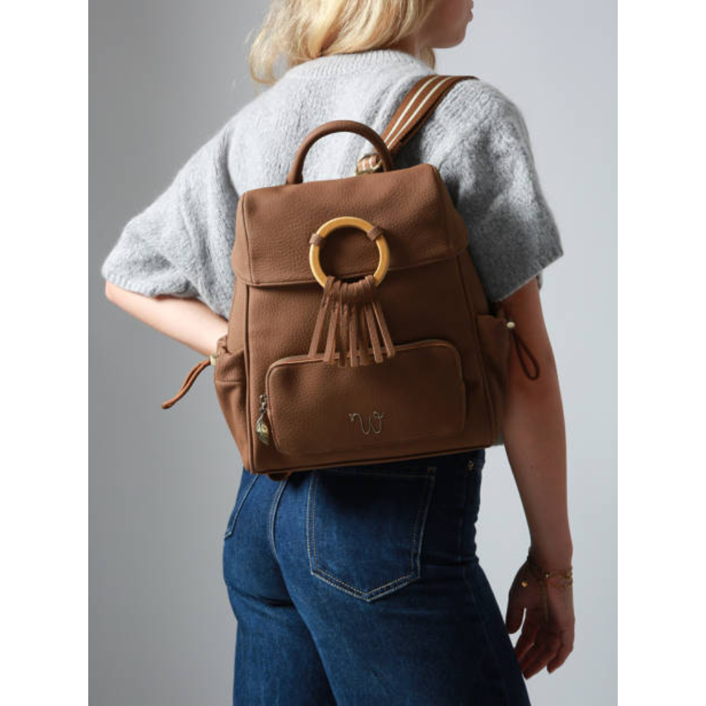Camomille Backpack Walnut-Woomen-Sacs-Maroquinerie Fortunas-Mouscron Camomille Backpack Walnut-Woomen-Sacs-Maroquinerie Fortunas-Mouscron