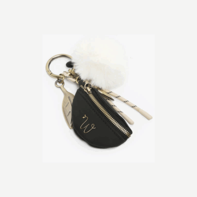 Porte-clefs Crocus Black-Woomen-Accessoires Mode-Maroquinerie Fortunas-Mouscron