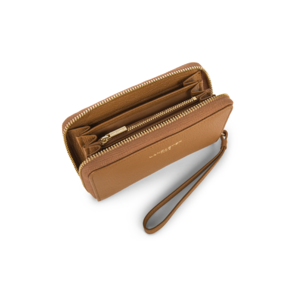 Portefeuille Dune Camel-Lancaster-Petite Maroquinerie-Maroquinerie Fortunas-Mouscron