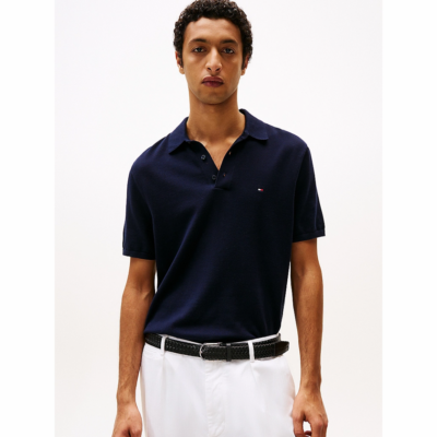 Polo Essential Navy-Tommy Hilfiger-Vêtements & Co.-Maroquinerie Fortunas-Mouscron