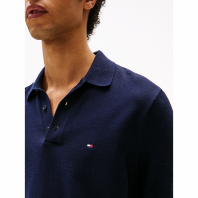 Polo Essential Navy-Tommy Hilfiger-Vêtements & Co.-Maroquinerie Fortunas-Mouscron