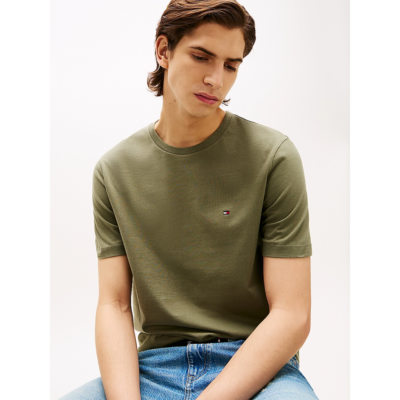 Tee-Shirt Green-Tommy Hilfiger-Vêtements & Co.-Maroquinerie Fortunas-Mouscron