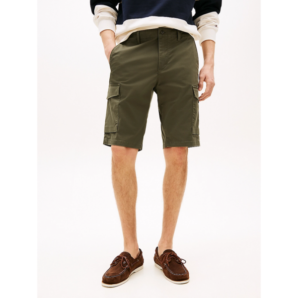 Short Cargo Green-Tommy Hilfiger-Vêtements & Co.-Maroquinerie Fortunas-Mouscron
