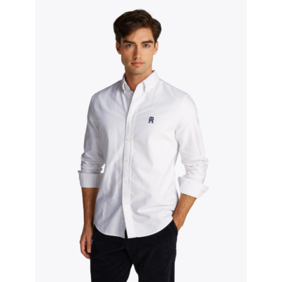 Chemise Oxford White-Tommy Hilfiger-Vêtements & Co.-Maroquinerie Fortunas-Mouscron