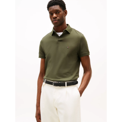 Polo Logo Army-Tommy Hilfiger-Vêtements & Co.-Maroquinerie Fortunas-Mouscron
