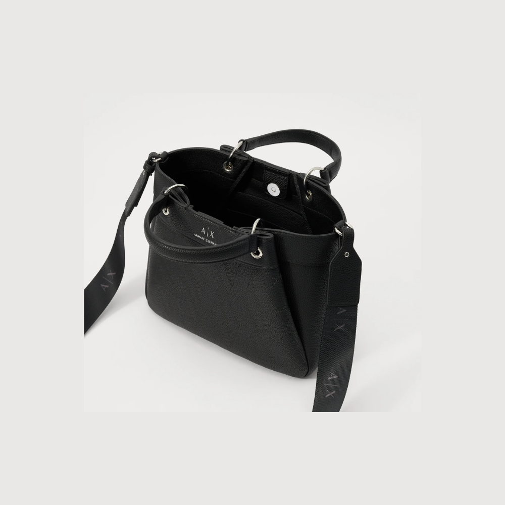 Handle Traforo Black-Armani-Sacs-Maroquinerie Fortunas-Mouscron