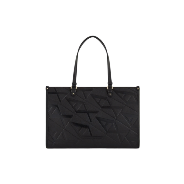 Gynger Tote Logo Black-Armani-Sacs-Maroquinerie Fortunas-Mouscron