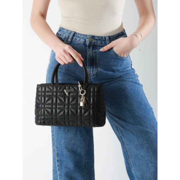 Edita Satchel Black-Guess-Sacs-Maroquinerie Fortunas-Mouscron