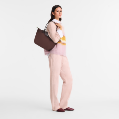 Pliage Green Shopping M Moka-Longchamp-Sacs-Maroquinerie Fortunas-Mouscron