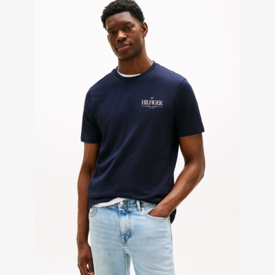 Tee-shirt Stack Blue-Vêtements & Co.-Maroquinerie Fortunas-Mouscron