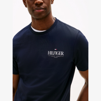 Tee-shirt Stack Blue-Vêtements & Co.-Maroquinerie Fortunas-Mouscron