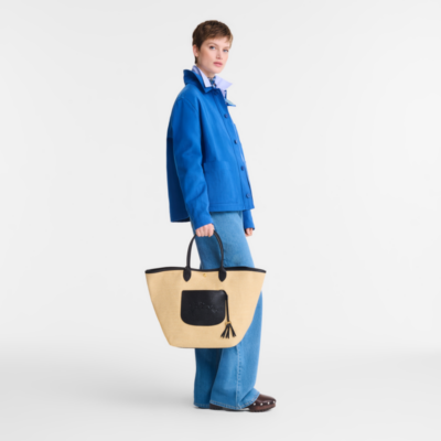 Panier Pliage L Noir-Longchamp-Sacs-Maroquinerie Fortunas-Mouscron