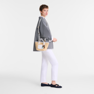 Panier XS Pliage Blanc-Longchamp-Sacs-Maroquinerie Fortunas-Mouscron