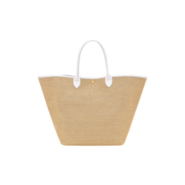 Panier L Pliage Blanc-Longchamp-Sacs-Maroquinerie Fortunas-Mouscron
