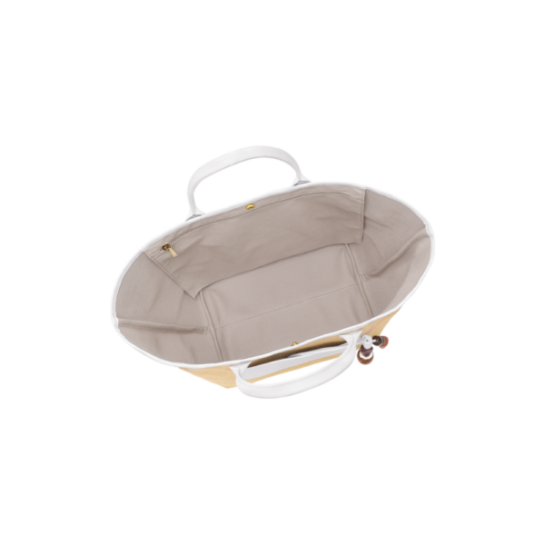Panier L Pliage Blanc-Longchamp-Sacs-Maroquinerie Fortunas-Mouscron