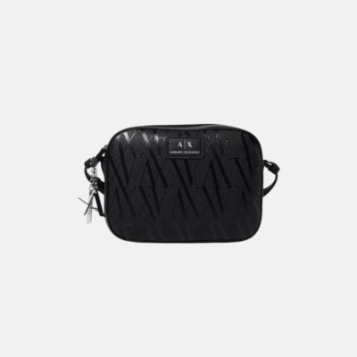 Camera Case Logo Black-Armani-Sacs-Maroquinerie Fortunas-Mouscron