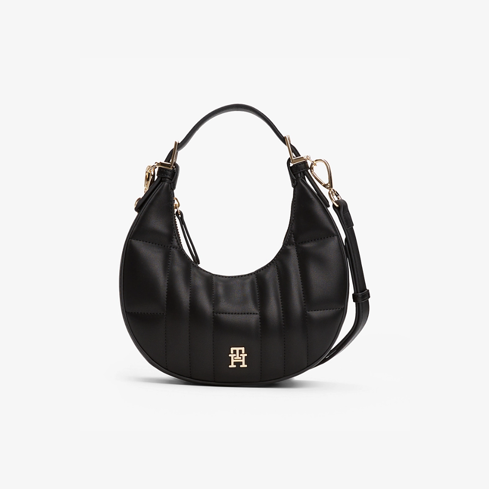 Hobo Feminine Black-Tommy Hilfiger-Sacs-Maroquinerie Fortunas-Mouscron