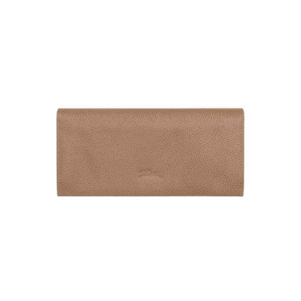 Foulonné Portefeuille Rabat Biscuit-Longchamp-Petite Maroquinerie-Maroquinerie Fortunas-Mouscron
