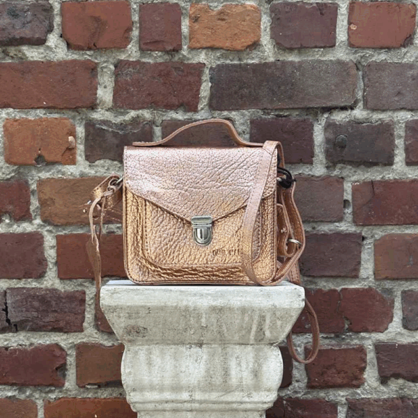 Mademoiselle George XS Or Rose-Paul Marius-Sacs-Maroquinerie Fortunas-Mouscron