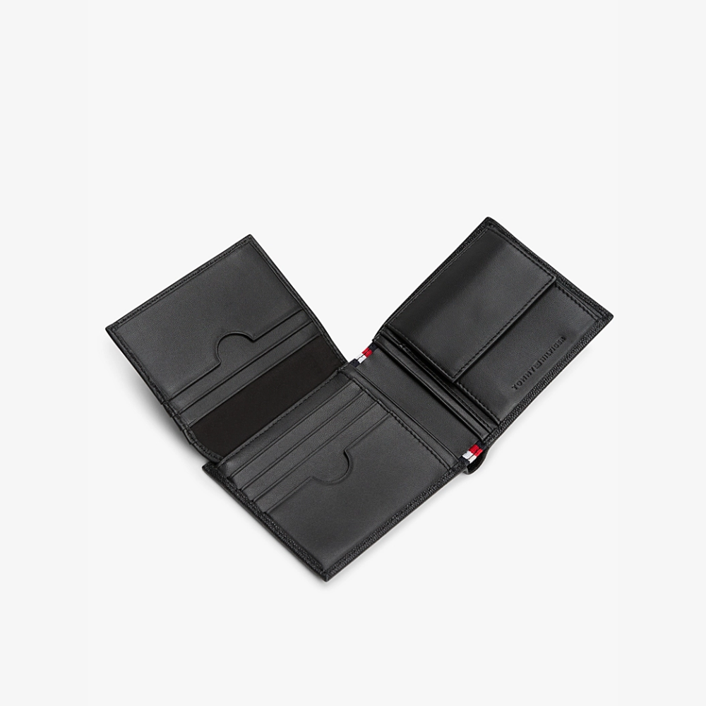 Portefeuille Flag Flap Black-Tommy Hilfiger-Petite Maroquinerie.-Maroquinerie Fortunas-Mouscron