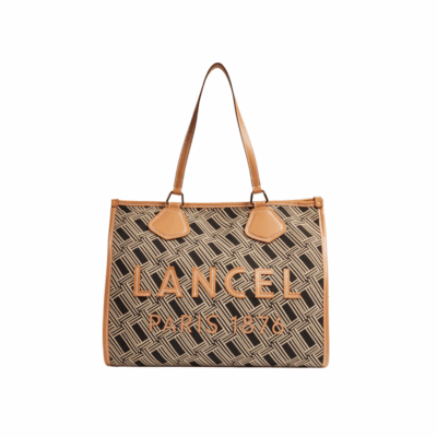 Tote Multico Black-Lancel-Sacs-Maroquinerie Fortunas-Mouscron