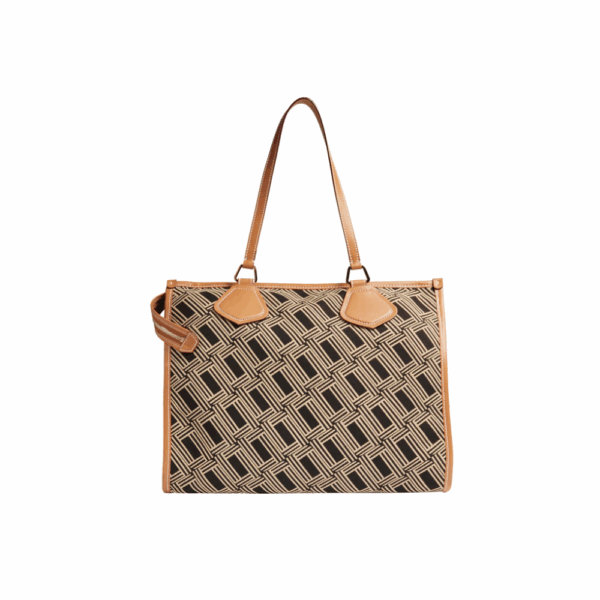 Tote Multico Black-Lancel-Sacs-Maroquinerie Fortunas-Mouscron