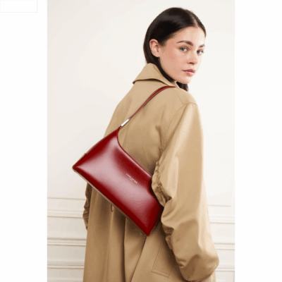 Baguette M Suave Carmin-Lancaster-Sacs-Maroquinerie Fortunas-Mouscron