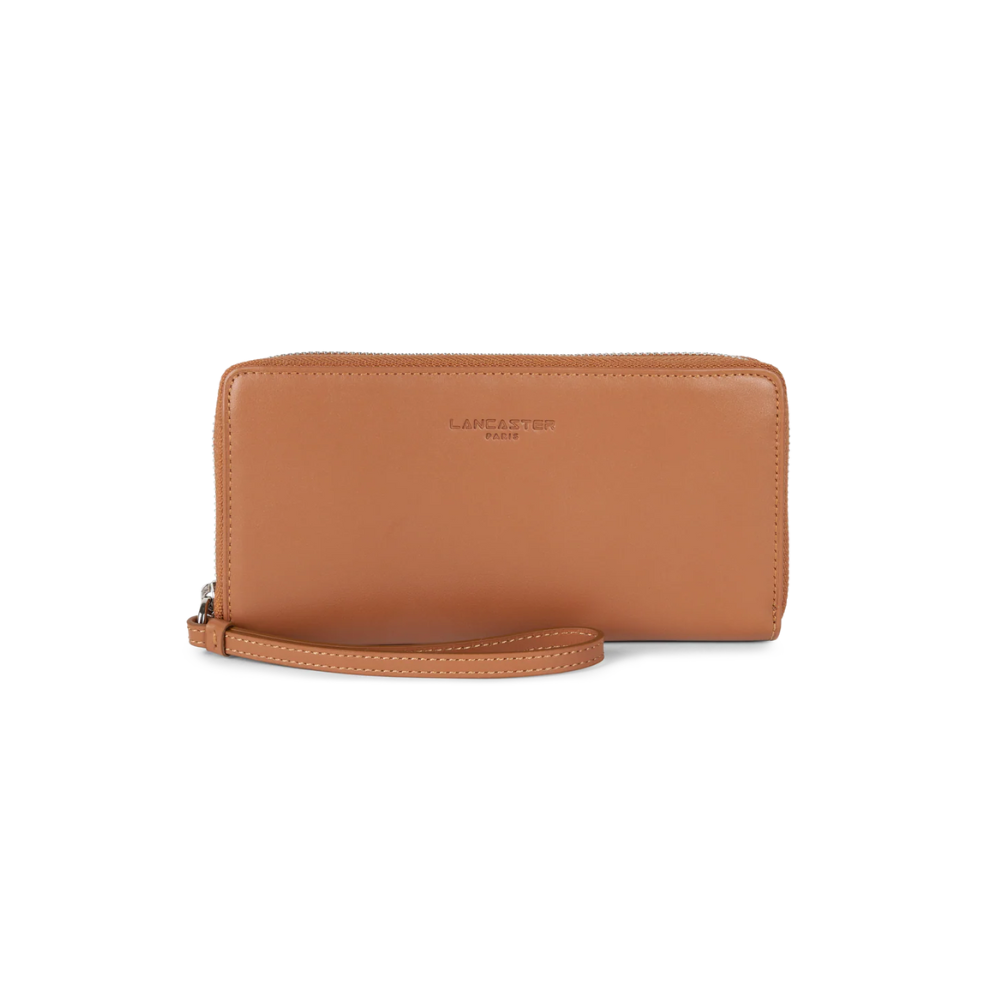 Portefeuille Compagnon Camel-Lancaster-Petite Maroquinerie-Maroquinerie Fortunas-Mouscron